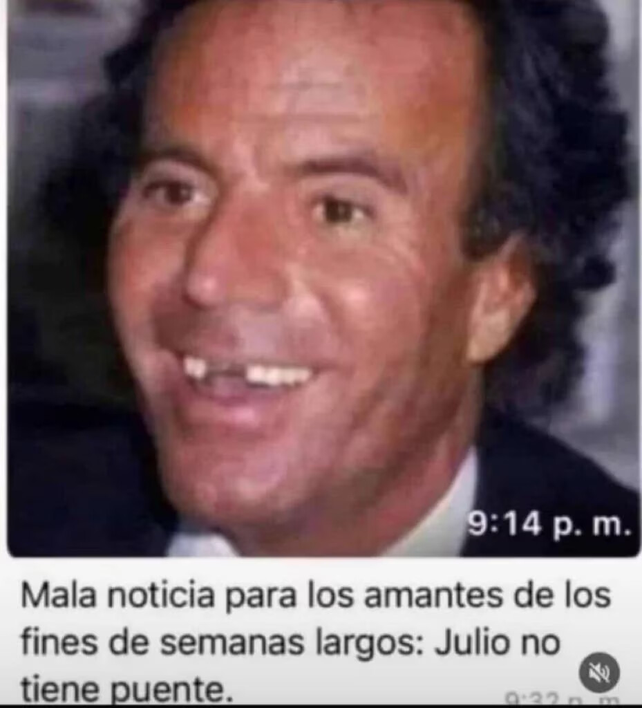 Tema Especial Y Abierto De Memes De Julio Iglesias Pueden Colaborar Todos N Por Maripily