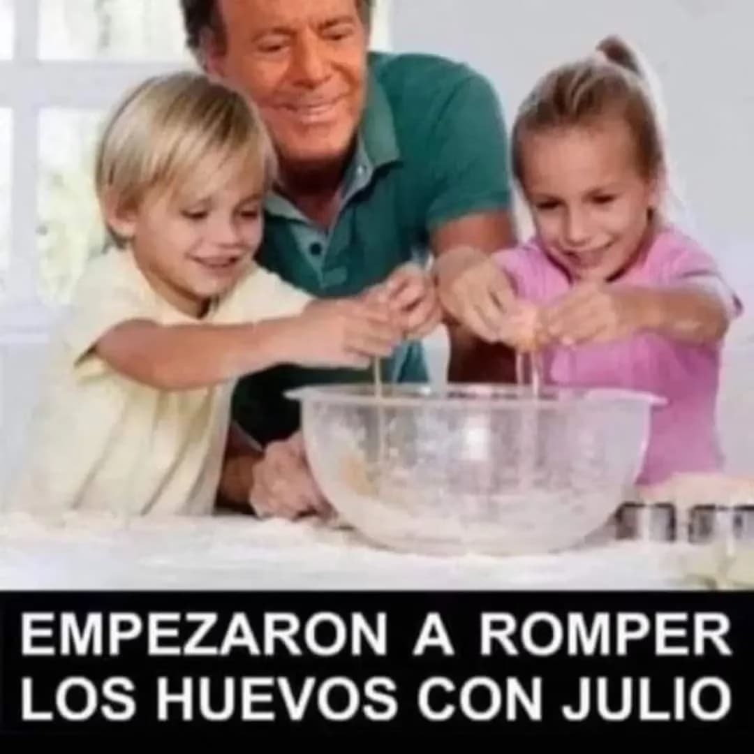 Tema especial y abierto de memes de Julio Iglesias pueden colaborar TODOS ESCÁNDALO MiForo